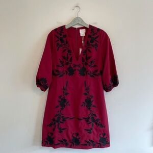 NWT Foxiedox Melia Embroidered Cocktail Dress
